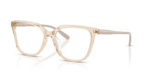 แว่นสายตา Vogue VO5750F-2990 มุมเฉียง สีคาราเมลโปร่งใส สำหรับผู้หญิง