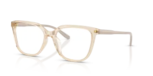 แว่นสายตา Vogue VO5750F-2990 มุมเฉียง สีคาราเมลโปร่งใส สำหรับผู้หญิง