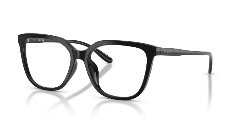 แว่นสายตา Vogue VO5750F-W44 มุมเฉียง สีดำ สำหรับผู้หญิง