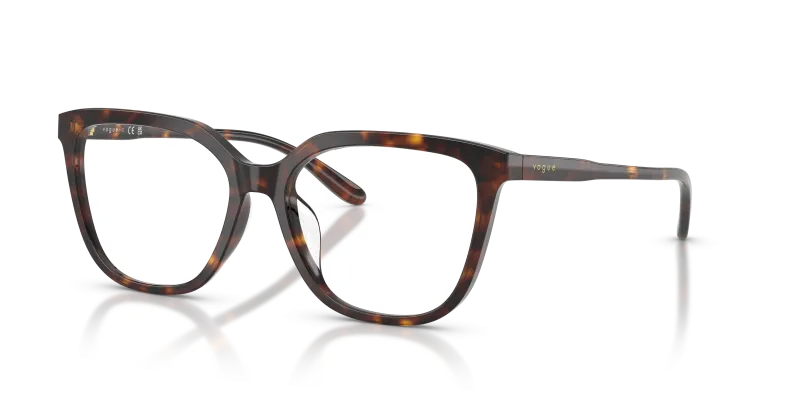 แว่นสายตา Vogue VO5750F-W656 มุมเฉียง สีฮาวานาเข้ม สำหรับผู้หญิง