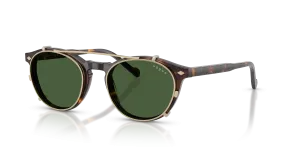 แว่นกันแดด Vogue VO5751S-W6561W มุมเฉียง สีฮาวานาเข้ม สำหรับผู้ชาย
