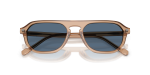 แว่นกันแดด Vogue VO5752S-318980 Transparent Brown Dark Blue แว่นกันแดด Vogue VO5752S-318980 close-up ด้านหน้า