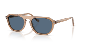 แว่นกันแดด Vogue VO5752S-318980 มุมเฉียง สีน้ำตาลโปร่งใส สำหรับผู้ชาย