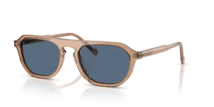 แว่นกันแดด Vogue VO5752S-318980 มุมเฉียง สีน้ำตาลโปร่งใส สำหรับผู้ชาย