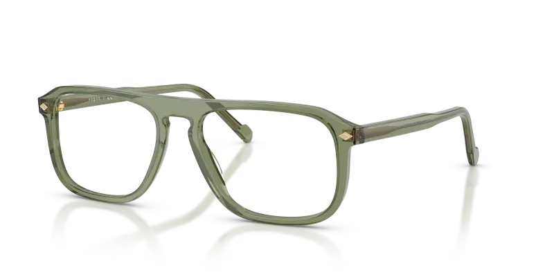 แว่นสายตา Vogue VO5753-2821 มุมเฉียง สีเขียวโปร่งใส สำหรับผู้ชาย