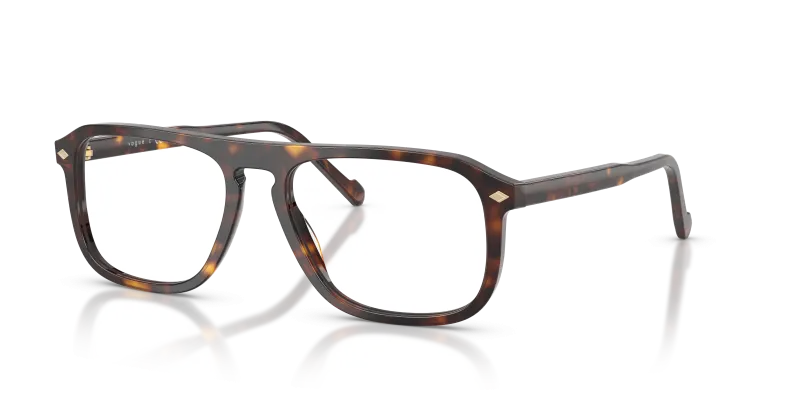 แว่นสายตา Vogue VO5753-W656 มุมเฉียง สีฮาวานาเข้ม สำหรับผู้ชาย