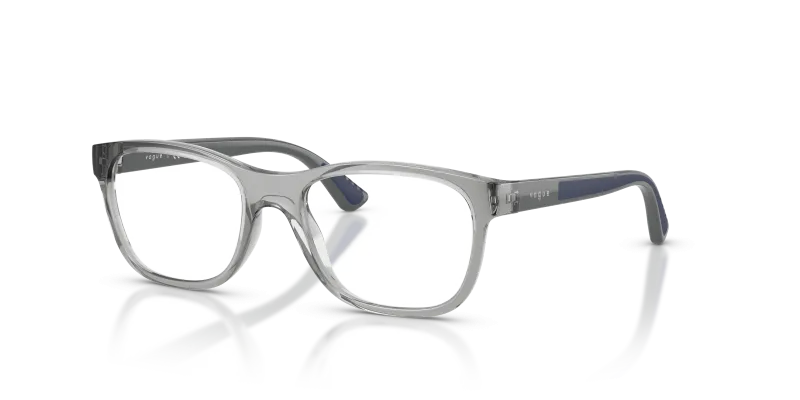 กรอบแว่นสายตา Vogue VY2042-2283 Transparent Grey Vogue VY2042 2283 แว่นสายตาเทาโปร่งใส สำหรับเด็กผู้ชาย