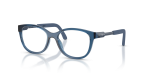 กรอบแว่นสายตา Vogue VY2049-3085 Transparent Light Blue แว่นสายตา Vogue VY2049-3085 มุมเฉียง สีฟ้าอ่อนโปร่งใส สำหรับเด็กผู้หญิง