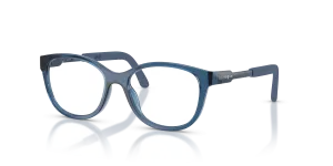 แว่นสายตา Vogue VY2049-3085 มุมเฉียง สีฟ้าอ่อนโปร่งใส สำหรับเด็กผู้หญิง