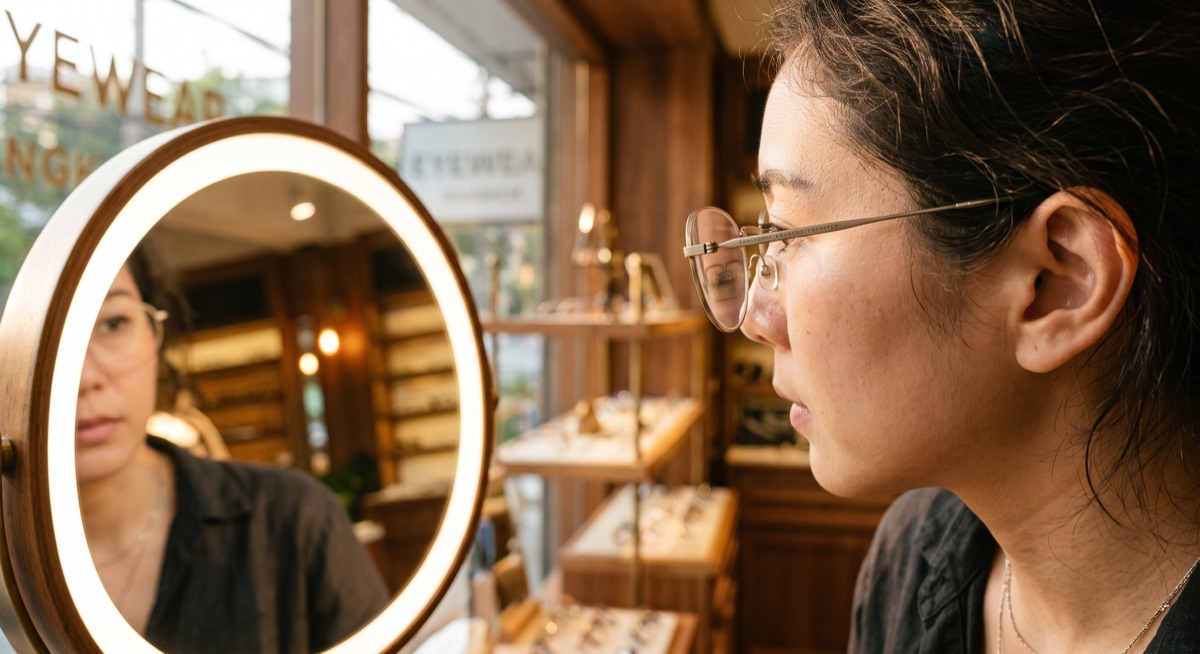 กรอบแว่น Memory Metal ใส่ทั้งวันสบายไหม eyeglasses featured
