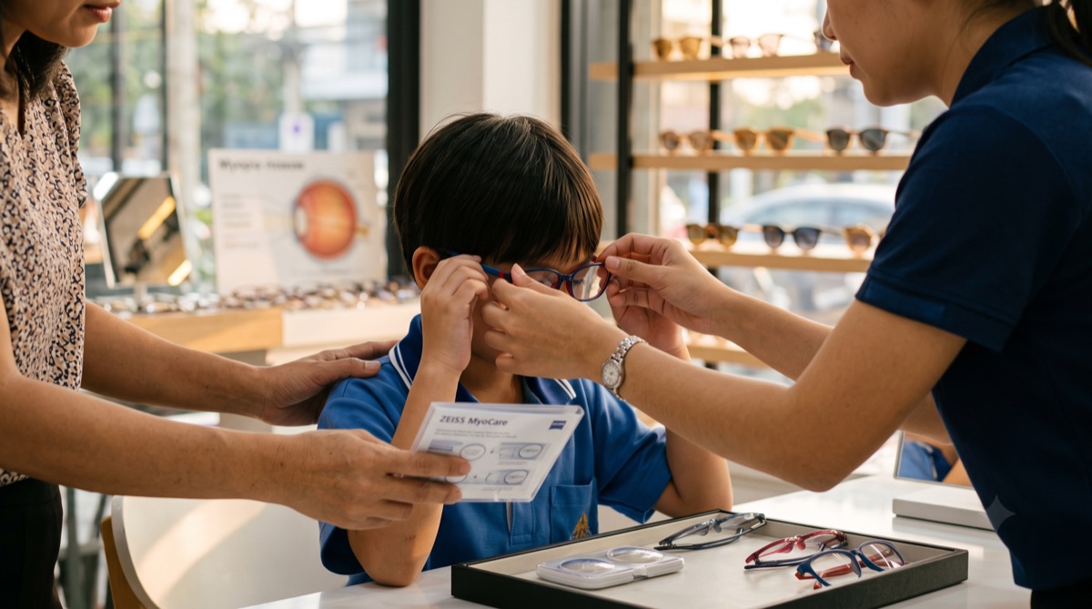 เลนส์ ZEISS MyoCare เหมาะกับเด็กสายตาสั้นไหม zeiss featured