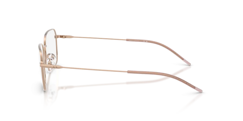 แว่นสายตา Armani Exchange AX1072-6103 มุมข้าง ขาแว่นสีทองชมพูประกาย