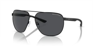 แว่นกันแดด Armani Exchange AX2047S-600087 มุมเฉียง สีดำด้าน สำหรับผู้ชาย