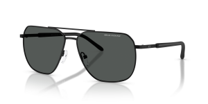 แว่นกันแดด Armani Exchange AX2057S-600087 มุมเฉียง สีดำด้าน สำหรับผู้ชาย