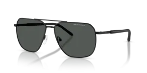 แว่นกันแดด Armani Exchange AX2057S-600087 มุมเฉียง สีดำด้าน สำหรับผู้ชาย