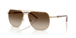 แว่นกันแดด Armani Exchange AX2057S-612113 Matte Pale Gold Brown Gradient แว่นกันแดด Armani Exchange AX2057S-612113 มุมเฉียง สี Matte Pale Gold สำหรับผู้ชาย