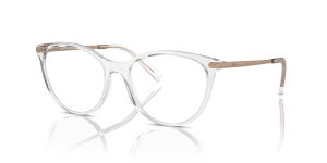 แว่นสายตา Armani Exchange AX3078-8333 มุมเฉียง สีใสประกาย สำหรับผู้หญิง