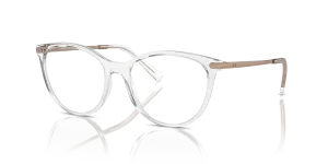 แว่นสายตา Armani Exchange AX3078-8333 มุมเฉียง สีใสประกาย สำหรับผู้หญิง