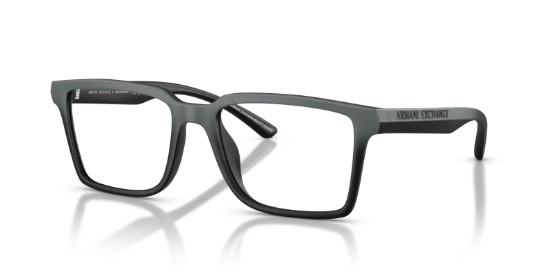 กรอบแว่นสายตา Armani Exchange AX3129U-8388 Matte Grey Gradient Black แว่นสายตา Armani Exchange AX3129U-8388 มุมเฉียง ไล่ระดับสีเทาด้าน สำหรับผู้ชาย