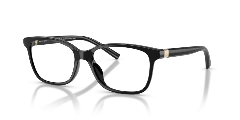 กรอบแว่นสายตา Armani Exchange AX3139U-8158 Shiny Black แว่นสายตา Armani Exchange AX3139U-8158 มุมเฉียง สีดำประกาย สำหรับผู้หญิง