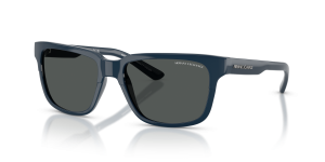 แว่นกันแดด Armani Exchange AX4026S-840087 มุมเฉียง สีน้ำเงินกรมท่าประกาย สำหรับผู้ใช้ทุกเพศ