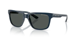 แว่นกันแดด Armani Exchange AX4026S-840087 มุมเฉียง สีน้ำเงินกรมท่าประกาย สำหรับผู้ใช้ทุกเพศ