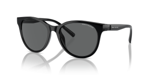 แว่นกันแดด Armani Exchange AX4144SU-815887 มุมเฉียง สีดำประกาย สำหรับผู้หญิง