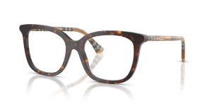 แว่นสายตา Burberry BE2430F-4216 มุมเฉียง สีฮาวานาเข้ม สำหรับผู้หญิง