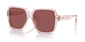 แว่นกันแดด Burberry BE4379D-403069 มุมเฉียง สีชมพู สำหรับผู้หญิง