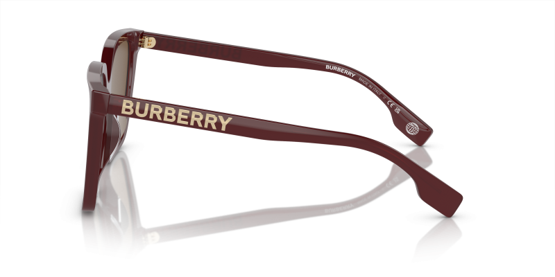 แว่นกันแดด Burberry BE4411D-402273 มุมข้าง ขาแว่นสีบอร์โด