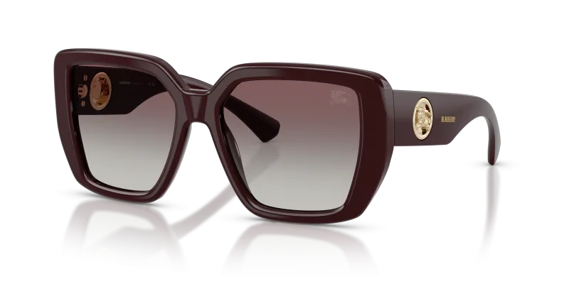 แว่นกันแดด Burberry BE4471F-42048G Bordeaux Grey Gradient แว่นกันแดด Burberry BE4471F-42048G มุมเฉียง สีบอร์โด สำหรับผู้หญิง