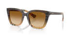 แว่นกันแดด Burberry BE4487F-420213 Check Gradient Sand Brown Gradient แว่นกันแดด Burberry BE4487F-420213 มุมเฉียง สี Check Gradient Sand สำหรับผู้หญิง