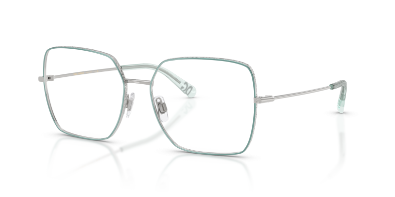 กรอบแว่นสายตา Dolce & Gabbana DG1323-1325 Silver/Azure แว่นสายตา Dolce & Gabbana DG1323-1325 มุมเฉียง สีเงิน/ฟ้า สำหรับผู้หญิง