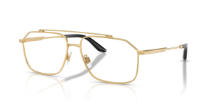 แว่นสายตา Dolce & Gabbana DG1364-02 มุมเฉียง สีทอง สำหรับผู้ชาย