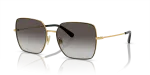 แว่นกันแดด Dolce & Gabbana DG2242-13348G มุมเฉียง สีดำ สำหรับผู้หญิง