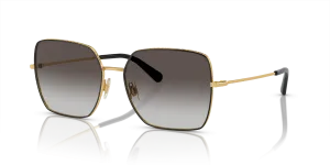 แว่นกันแดด Dolce & Gabbana DG2242-13348G มุมเฉียง สีดำ สำหรับผู้หญิง