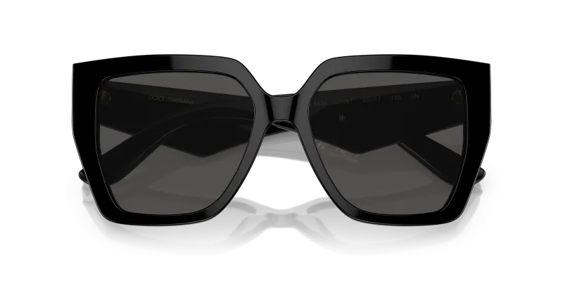 แว่นกันแดด Dolce & Gabbana DG4438F-501/87 close-up ด้านหน้า