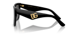 แว่นกันแดด Dolce & Gabbana DG4438F-501/87 มุมข้าง ขาแว่นสีดำ