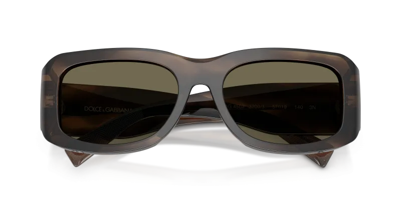 แว่นกันแดด Dolce & Gabbana DG4503-3200/3 close-up ด้านหน้า