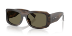 แว่นกันแดด Dolce & Gabbana DG4503-3200/3 มุมเฉียง สีบุหรี่แถบ สำหรับผู้ชาย