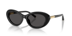 แว่นกันแดด Dolce & Gabbana DG4519-501/87 Black Dark Grey แว่นกันแดด Dolce & Gabbana DG4519-501/87 มุมเฉียง สีดำ สำหรับผู้หญิง
