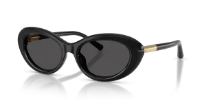 แว่นกันแดด Dolce & Gabbana DG4519-501/87 มุมเฉียง สีดำ สำหรับผู้หญิง
