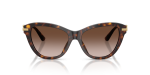 แว่นกันแดด Dolce & Gabbana DG4534-502/13 Havana Light Brown Gradient Dark Brown แว่นกันแดด Dolce & Gabbana DG4534-502/13 ด้านหน้า