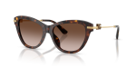 แว่นกันแดด Dolce & Gabbana DG4534-502/13 Havana Light Brown Gradient Dark Brown แว่นกันแดด Dolce & Gabbana DG4534-502/13 มุมเฉียง สีฮาวานา สำหรับผู้หญิง