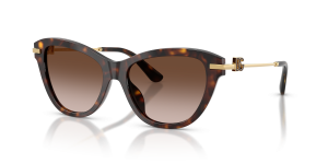 แว่นกันแดด Dolce & Gabbana DG4534-502/13 มุมเฉียง สีฮาวานา สำหรับผู้หญิง