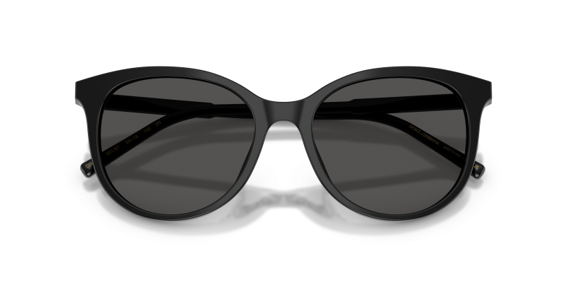 แว่นกันแดด Dolce & Gabbana DG4540-501/87 close-up ด้านหน้า