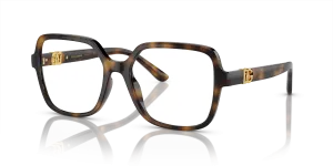 แว่นสายตา Dolce & Gabbana DG5105U-502 มุมเฉียง สีฮาวานา สำหรับผู้หญิง