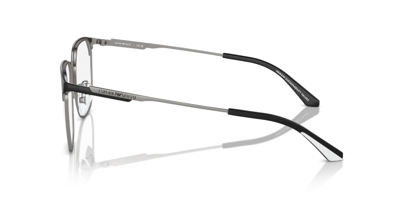 แว่นสายตา Emporio Armani EA1158D-3001 มุมข้าง ขาแว่นสีดำด้าน/กันเมทัล