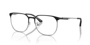 แว่นสายตา Emporio Armani EA1158D-3001 มุมเฉียง สีดำด้าน/กันเมทัล สำหรับผู้ชาย