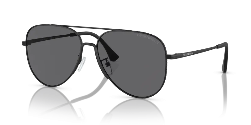 แว่นกันแดด Emporio Armani EA2149D-300181 Matte Black Grey Polarized แว่นกันแดด Emporio Armani EA2149D-300181 มุมเฉียง สีดำด้าน สำหรับผู้ชาย